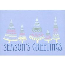 Seasons Greetings - Christmas Tree Free Greeting Card - 14458