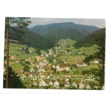 SCHENKENZELL used vintage postcard 1972 postmark #