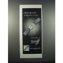 1946 Grana Watch Ad - As Fine Thy Watch