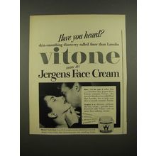 1948 Jergens Face Cream Ad - Have you Heard?
