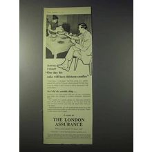 1959 The London Assurance Ad - Thirteen Candles