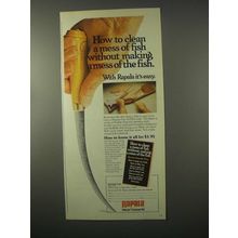 1980 Rapala Fish 'N Filet Knife Ad - Clean Mess of Fish