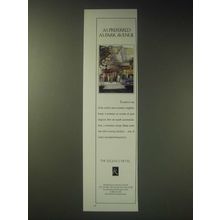 1989 Regency Hotel Ad - As preferred as Park Avenue