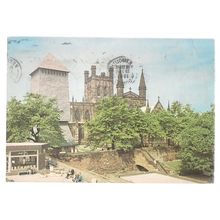 CHESTER CATHEDRAL, CHESHIRE. unused postcard . by J. Arthur Dixon 1981 =