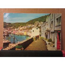 POLPERRO, CORNWALL used postcard Colourmaster 1974 pm =