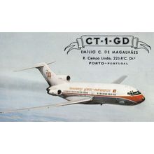 Portugal Campo Lindo Porto Amateur Rado Plane QSL 1960s Postcard