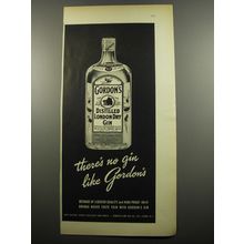 1955 Gordon's Gin Advertisement - There's no gin like Gordon's