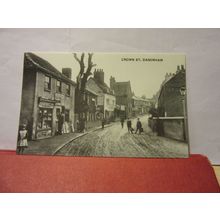 CROWN STREET, DAGENHAM, LONDON repro postcard vgc #