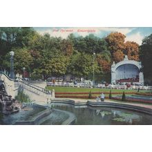 Bad Pyrmont Konzertplatz Lower Saxony German Old Postcard