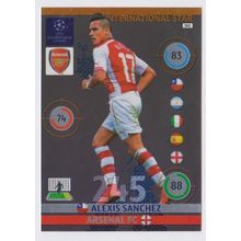 Panini Adrenalyn XL Champions League Cards 2014-15 #343 Sanchez (Arsenal FC)