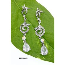 CZ Earring - Clear - ER-EA2286CL