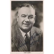 Harry Korris Isle Of Wight Old Manx Comedian Hand Signed Photo