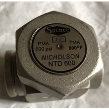 NEW 3/4” Spence NTD600,NICHOLSON NTD 600,800F,600PSI Thermodynamic steam Trap,BU