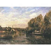 the-froggybog-at-bougival-1869 Poster Canvas Movie Film Print A0 A1 A2 A3 A4 A5