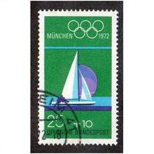 GER 1972 25pf +10 'OLYMPICS ( 5TH SERIES) FINE USED (EBID11-227)