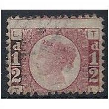 1870 SG49 1/2d Rose Plate 12 Very Fine Used Check Letters "TL".