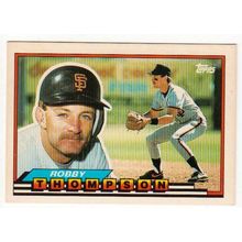 1989 Topps Big Robby Thompson card #163 - Giants