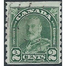 Canada 1928 SG287 2c Green Imperf x Perf 8 Fine Used....