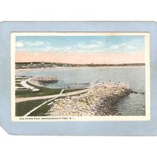 Rhode Island Narragansett Pier Old Stone Pier~786