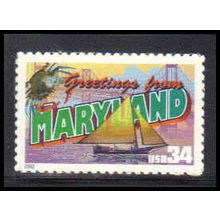3580 34c Maryland Fine MNH V2727