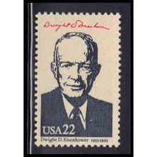 2219g 22c Dwight Eisenhower MNH Fine W3184