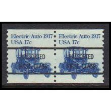 1906a 17c Electric Auto Very Fine MNH Dry Gum Pair AA1097