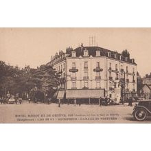 Hotel Morot Et De Geneve Antique French Postcard