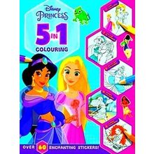With Dot To Dot, Colour-By-Numbers, Copy Colouring, And More! Disney Princess: 5