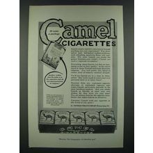 1919 Camel Cigarettes Ad