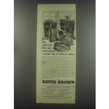 1954 The David Brown Companies Ad - This Thames-side plant will process