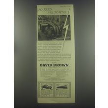 1954 The David Brown Companies Ad - To feed six towns