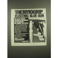1981 Bostik Thermogrip Electric Glue Bond Advertisement