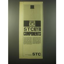 1965 STC Telecommunications Ad - STC key to components