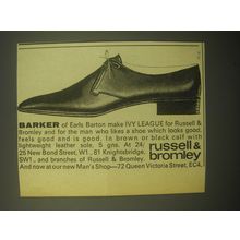 1965 Russell & Bromley Barker of Earls Barton Ivy League Shoes Advertisement