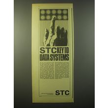 1965 STC Telecommunications Ad - STC Key to Data Systems