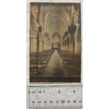 vintage postcard St Patricks Cathedral Nave, Dublin