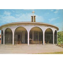 Lake Kariba Rhodesia Church of St. Barbara Postcard