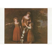 John Opie The Peasants Family Tate Gallery Painting Postcard