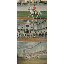 Spanish Riding School Wien Austria 3x Painting Horse Postcard s