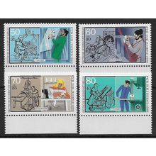BERLIN - 1986 U/M (SET) 'CRAFTS' (4v) (EBID66-058XL)