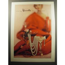 1957 Marvella Jewelry Advertisement - Look to Marvella for the real look