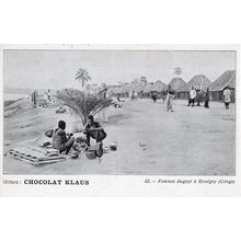 Chocolat Klaus African Congo 32 Rare Antique Postcard