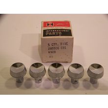 1964 INTERNATIONAL DASH KNOBS NOS (5) #285506C91 TRAVELALL PICKUP 61 62 63 65 66