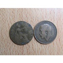 GB 1918 George V Half PennyCoin