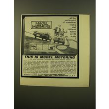 1961 Aurora Plastics Corp. Model Motoring Toy Advertisement