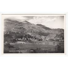Snowdon from Beddgelert Postcard RP Caernafonshire 59473
