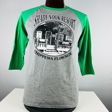 Shady Nook Resort Chippewa Flowage Hayward WI Raglan L T-Shirt Shirt