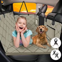 Back Seat Extender for Dogs-Large Space, Dog Car Seat Cover Hard Bottom Holds 42