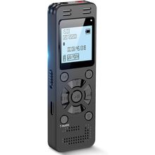 128GB Digital Voice Recorder for Lectures Meetings - EVIDA 9296 Hours Voice Acti