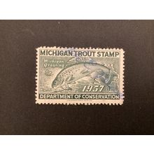 ICOLLECTZONE US Michigan 1957 Fine used